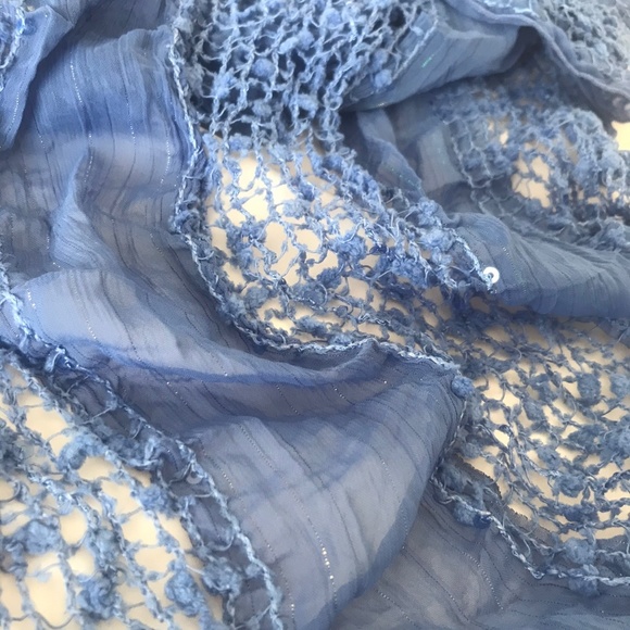 Silk Knit Sequins Scarf - Picture 2 of 4